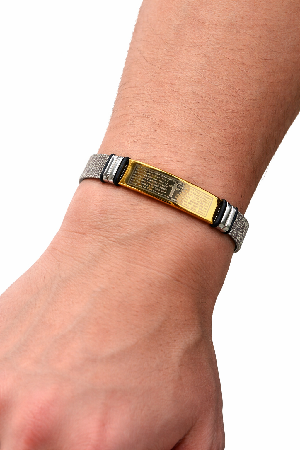 Pulsera - Cruz Padre Nuestro