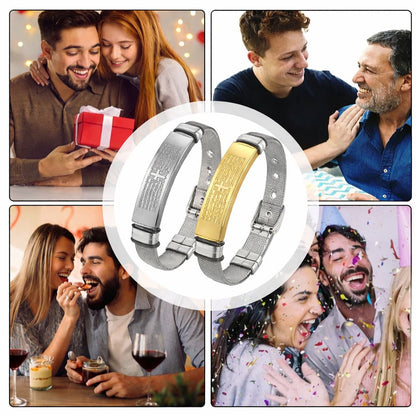 Pulsera - Cruz Padre Nuestro